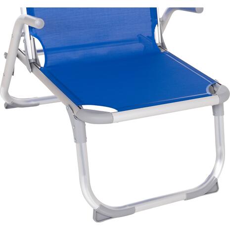 ΚΑΡΕΚΛΑΚΙ ΠΑΡΑΛΙΑΣ ΑΛΟΥΜΙΝΙΟΥ ΒΑΡ.ΤΥΠΟΥ ΥΠΕΡΥΨΩΜΕΝΟ ALMIRA HM6431.01 ΜΠΛΕ 53x68x80Υεκ