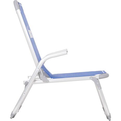 ΚΑΡΕΚΛΑΚΙ ΠΑΡΑΛΙΑΣ ΑΛΟΥΜΙΝΙΟΥ ΒΑΡ.ΤΥΠΟΥ ΥΠΕΡΥΨΩΜΕΝΟ ALMIRA HM6431.01 ΜΠΛΕ 53x68x80Υεκ