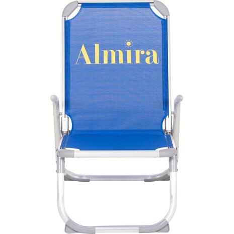 ΚΑΡΕΚΛΑΚΙ ΠΑΡΑΛΙΑΣ ΑΛΟΥΜΙΝΙΟΥ ΒΑΡ.ΤΥΠΟΥ ΥΠΕΡΥΨΩΜΕΝΟ ALMIRA HM6431.01 ΜΠΛΕ 53x68x80Υεκ