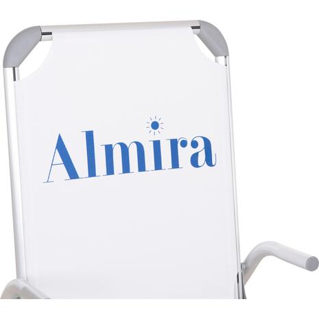 ΚΑΡΕΚΛΑΚΙ ΠΑΡΑΛΙΑΣ ΑΛΟΥΜΙΝΙΟΥ ΒΑΡ.ΤΥΠΟΥ ΥΠΕΡΥΨΩΜΕΝΟ ALMIRA HM6431.03 ΛΕΥΚΟ 53x68x80Υεκ