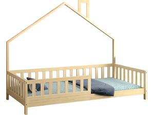 ΚΡΕΒΑΤΙ ΠΑΙΔΙΚΟ HOUSER HM740.01 τ.MONTESSORI ΞΥΛΟ ΠΕΥΚΟ ΦΥΣΙΚΟ--ΓΙΑ 190x90εκ