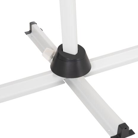 ΟΜΠΡΕΛΑ ΠΙΣΙΝΑΣ JAVANTE HM6623.02 ΛΕΥΚΟ ΑΛΟΥΜΙΝΙΟ & ΠΑΝΙ 2.7x2.7x2.7Yμ