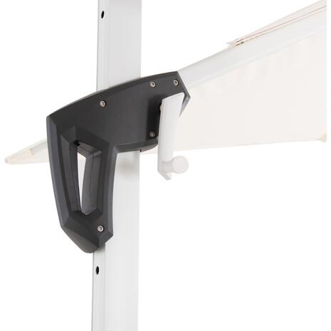 ΟΜΠΡΕΛΑ ΠΙΣΙΝΑΣ JAVANTE HM6623.02 ΛΕΥΚΟ ΑΛΟΥΜΙΝΙΟ & ΠΑΝΙ 2.7x2.7x2.7Yμ