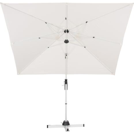 ΟΜΠΡΕΛΑ ΠΙΣΙΝΑΣ JAVANTE HM6623.02 ΛΕΥΚΟ ΑΛΟΥΜΙΝΙΟ & ΠΑΝΙ 2.7x2.7x2.7Yμ