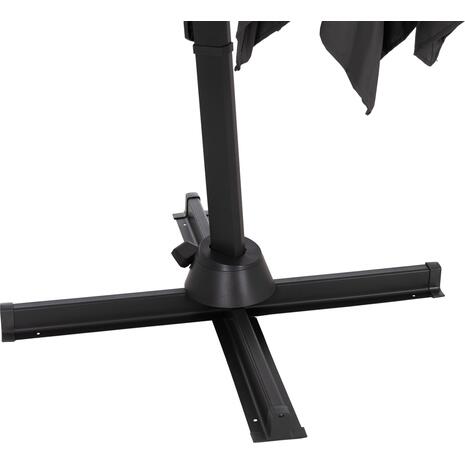 ΟΜΠΡΕΛΑ ΠΙΣΙΝΑΣ JAVANTE HM6623.01 ΓΚΡΙ ΑΛΟΥΜΙΝΙΟ & ΣΚΙΑΣΤΡΟ 2.7x2.7x2.7Yμ