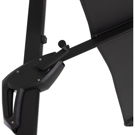 ΟΜΠΡΕΛΑ ΠΙΣΙΝΑΣ JAVANTE HM6623.01 ΓΚΡΙ ΑΛΟΥΜΙΝΙΟ & ΣΚΙΑΣΤΡΟ 2.7x2.7x2.7Yμ