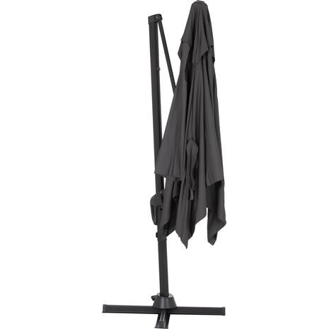 ΟΜΠΡΕΛΑ ΠΙΣΙΝΑΣ JAVANTE HM6623.01 ΓΚΡΙ ΑΛΟΥΜΙΝΙΟ & ΣΚΙΑΣΤΡΟ 2.7x2.7x2.7Yμ