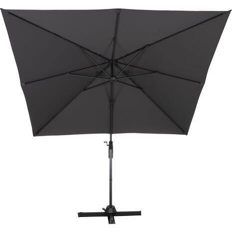 ΟΜΠΡΕΛΑ ΠΙΣΙΝΑΣ JAVANTE HM6623.01 ΓΚΡΙ ΑΛΟΥΜΙΝΙΟ & ΣΚΙΑΣΤΡΟ 2.7x2.7x2.7Yμ