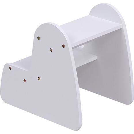 ΠΑΙΔΙΚΗ ΣΚΑΛΑ/ΣΚΑΜΠΟ RICKI HM18340.03 MDF & ΚΟΝΤΡΑΠΛΑΚΕ ΛΕΥΚΟ 33x43.5x40.5Υεκ