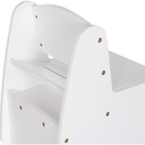 ΠΑΙΔΙΚΟ ΚΑΡΕΚΛΑΚΙ ΜΕ ΑΠΟΘ.ΧΩΡΟ RICKI HM18343.03 ΚΟΝΤΡΑΠΛΑΚΕ/MDF ΛΕΥΚΟ 33x43x47Υεκ