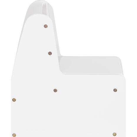 ΠΑΙΔΙΚΟ ΚΑΡΕΚΛΑΚΙ ΜΕ ΑΠΟΘ.ΧΩΡΟ RICKI HM18343.03 ΚΟΝΤΡΑΠΛΑΚΕ/MDF ΛΕΥΚΟ 33x43x47Υεκ