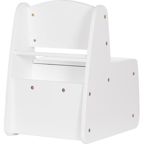 ΠΑΙΔΙΚΟ ΚΑΡΕΚΛΑΚΙ ΜΕ ΑΠΟΘ.ΧΩΡΟ RICKI HM18343.03 ΚΟΝΤΡΑΠΛΑΚΕ/MDF ΛΕΥΚΟ 33x43x47Υεκ