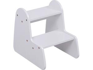 ΠΑΙΔΙΚΗ ΣΚΑΛΑ/ΣΚΑΜΠΟ RICKI HM18340.03 MDF & ΚΟΝΤΡΑΠΛΑΚΕ ΛΕΥΚΟ 33x43.5x40.5Υεκ