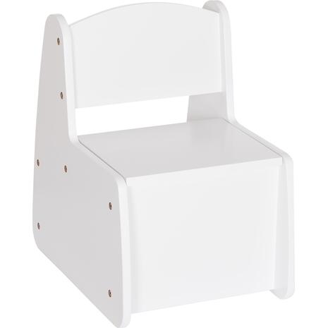 ΠΑΙΔΙΚΟ ΚΑΡΕΚΛΑΚΙ ΜΕ ΑΠΟΘ.ΧΩΡΟ RICKI HM18343.03 ΚΟΝΤΡΑΠΛΑΚΕ/MDF ΛΕΥΚΟ 33x43x47Υεκ