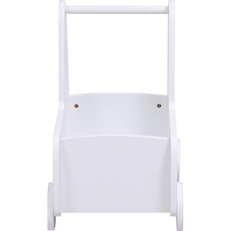 ΠΑΙΔΙΚΟ ΤΡΟΛΕΥ/ΚΑΡΟΤΣΑΚΙ RICKI HM18341.03 MDF & ΚΟΝΤΡΑΠΛΑΚΕ ΛΕΥΚΟ 33x45x50Υεκ