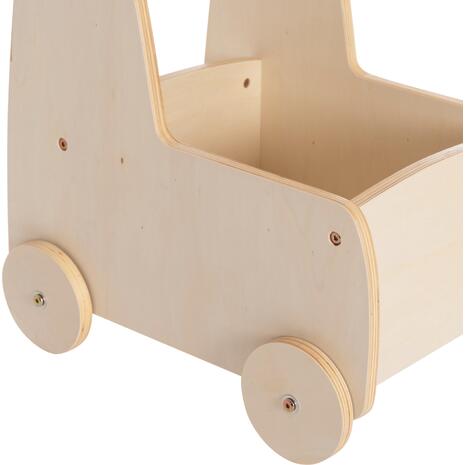 ΠΑΙΔΙΚΟ ΤΡΟΛΕΥ/ΚΑΡΟΤΣΑΚΙ RICKI HM18341.01 MDF & ΚΟΝΤΡΑΠΛΑΚΕ ΦΥΣΙΚΟ 33x45x50Υεκ