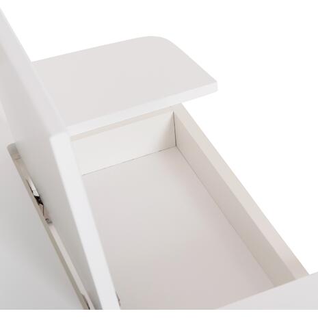 ΤΡΑΠΕΖΑΚΙ ΠΑΙΔΙΚΟ ΜΕ ΑΠΟΘ.ΧΩΡΟΥΣ RICKI HM18339.03 MDF & ΣΥΜΗΔΑ ΣΕ ΛΕΥΚΟ 65x65x47Υεκ