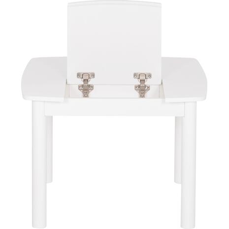 ΤΡΑΠΕΖΑΚΙ ΠΑΙΔΙΚΟ ΜΕ ΑΠΟΘ.ΧΩΡΟΥΣ RICKI HM18339.03 MDF & ΣΥΜΗΔΑ ΣΕ ΛΕΥΚΟ 65x65x47Υεκ