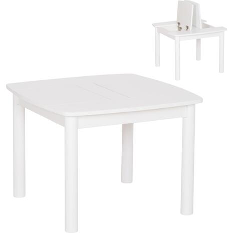 ΤΡΑΠΕΖΑΚΙ ΠΑΙΔΙΚΟ ΜΕ ΑΠΟΘ.ΧΩΡΟΥΣ RICKI HM18339.03 MDF & ΣΥΜΗΔΑ ΣΕ ΛΕΥΚΟ 65x65x47Υεκ