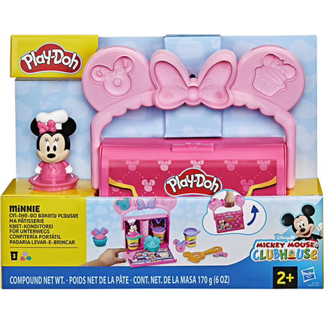 Hasbro Play-Doh Junior on-the-go Bakery Playset with Minnie Mouse G3108
