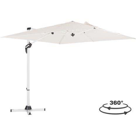 ΟΜΠΡΕΛΑ ΠΙΣΙΝΑΣ JAVANTE HM6623.02 ΛΕΥΚΟ ΑΛΟΥΜΙΝΙΟ & ΠΑΝΙ 2.7x2.7x2.7Yμ