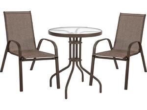 ΣΕΤ ΤΡΑΠΕΖΑΡΙΑ 3ΤΜΧ ΚΑΡΕΚΛΕΣ ΚΑΙ ΤΡΑΠΕΖΙ HM5181.02