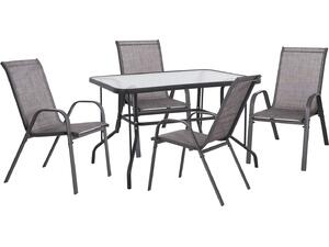 Οικονομικό Σετ Τραπεζαρίας με 4 καρέκλες HM5193.01