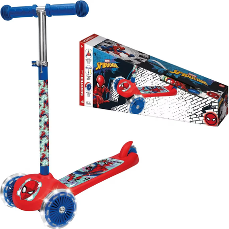 Scooter Plus Spiderman Με Φωτιζόμενες Ρόδες (1500-50290)
