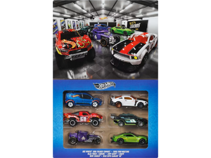 Hot Wheels Silver Series Σετ με 6 Αυτοκινητάκια Die-Cast Legends (JLB24)