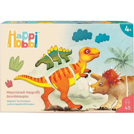 As Happihobbi Μαγνητικό παιχνίδι Δεινόσαυροι (1029-64082)