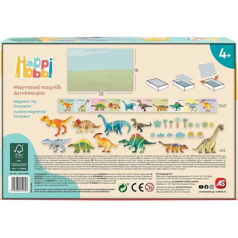 As Happihobbi Μαγνητικό παιχνίδι Δεινόσαυροι (1029-64082)