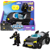 Mattel Fisher-Price DC Super Friends Metal Force Batmobile Toy Car, 3-Inch Batman Φιγούρα Με Αξεσουάρ JFJ68