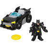 Mattel Fisher-Price DC Super Friends Metal Force Batmobile Toy Car, 3-Inch Batman Φιγούρα Με Αξεσουάρ JFJ68