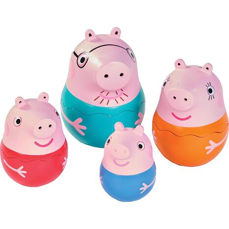 TOMY Toomies Βρεφικό Παιχνίδι Μπάνιου Οικογένεια Peppa Pig Στη Φωλιά (1000-73526)