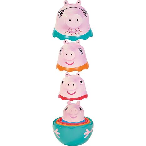TOMY Toomies Βρεφικό Παιχνίδι Μπάνιου Οικογένεια Peppa Pig Στη Φωλιά (1000-73526)