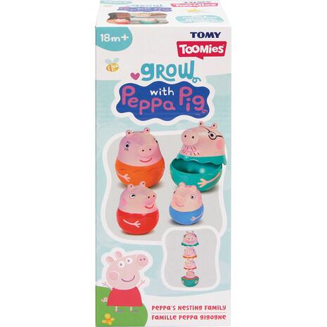 TOMY Toomies Βρεφικό Παιχνίδι Μπάνιου Οικογένεια Peppa Pig Στη Φωλιά (1000-73526)