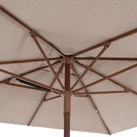 ΟΜΠΡΕΛΑ ΕΠΑΓΓΕΛΜΑΤΙΚΗ GLADELL 3X3m HM6604.02 ΜΠΕΖ ΠΑΝΙ-HEAT TRANSFER ΑΛΟΥΜΙΝΙΟ