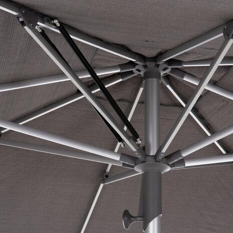 ΟΜΠΡΕΛΑ ΕΠΑΓΓΕΛΜΑΤΙΚΗ GLADELL 3X3m HM6604.01 ΓΚΡΙ ΠΑΝΙ-ΑΝΟΔΙΩΜΕΝΟ ΑΛΟΥΜΙΝΙΟ