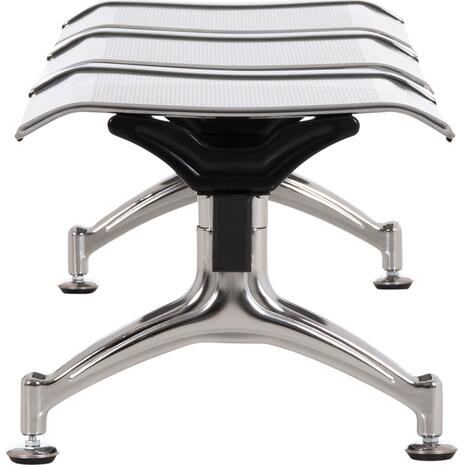 ΚΑΘΙΣΜΑ ΑΝΑΜΟΝΗΣ ΑΝΑΜΟΝΗΣ Τ.ΑΕΡΟΔΡΟΜΙΟΥ 3ΘΕΣΙΟ AVIATOR HM18404 ΜΕΤΑΛΛΟ MESH ΓΚΡΙ 148x50x40Υεκ