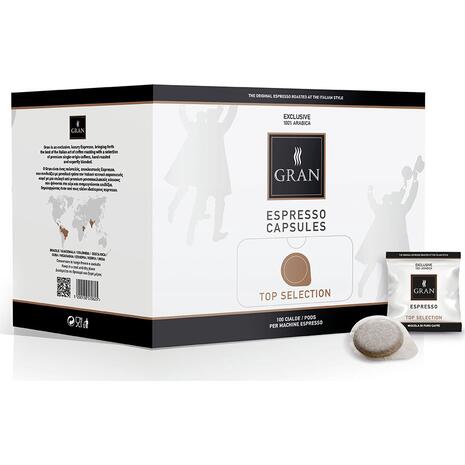 Καφές σε pods GRAN ESPRESSO TOP SELECTION E.S.E  (100 τεμάχια)