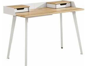 Γραφείο Home Office με 2 συρτάρια καφέ 85x120x60 (Καφέ)