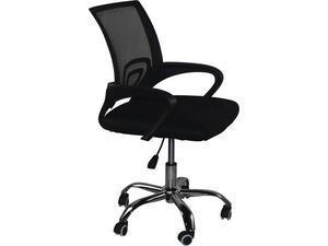 Καρέκλα γραφείου BF2101-F Mesh Μαύρο χωρίς ανάκλιση [Ε-00021859] ΕΟ254,4FC (1 τεμάχιο) (Μαύρο)