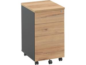 Συρταριέρα γραφείου 3 συρτάρια 40x47x68cm LOGIC DG/Απόχρωση Σημύδας [Ε-00021362] ΕΟ801,1 (Σημύδας)