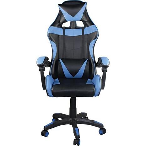 BF7850 Gaming Πολυθρόνα Γραφείου Διευθυντή Pu Μαύρο - Μπλε (ΕΟ582,2)