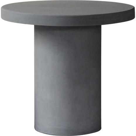 CONCRETE Cylinder Τραπέζι Ροτόντα, Cement Grey (Ε6207)
