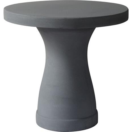 CONCRETE Τραπέζι Ροτόντα, Cement Grey (Ε6206) (Grey)