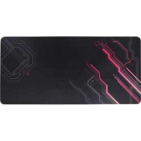 GAMING Mouse Pad 100x50cm Μαύρο/Κόκκινο (ΕΟ417)