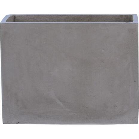 FLOWER POT-2 Cement Grey 60x30x45cm (Ε6301,B)
