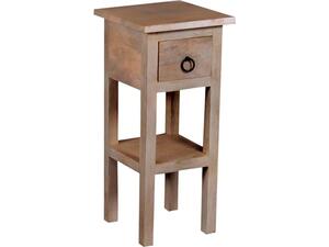 CLASSIC Stand - Τραπεζάκι Βοηθητικό H.55cm - 1 Συρτάρι, Ξύλο Ακακία Φυσικό (ΕΑ730,2)