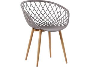 REX Πολυθρόνα-Pro Μέταλλο Βαφή Φυσικό, PP-UV Sand Beige (Ε373,31W)